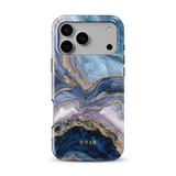 Golden Luxe Marble Blau - Tough MagSafe iPhone Handyhülle