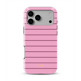 Horizontal Stripes, Blush Pink - Tough Handyhülle