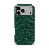 Croc Leather Print Jade - Tough Handyhülle