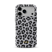 Luxe Leopard Silver - Shockproof Phone Case - VYIR