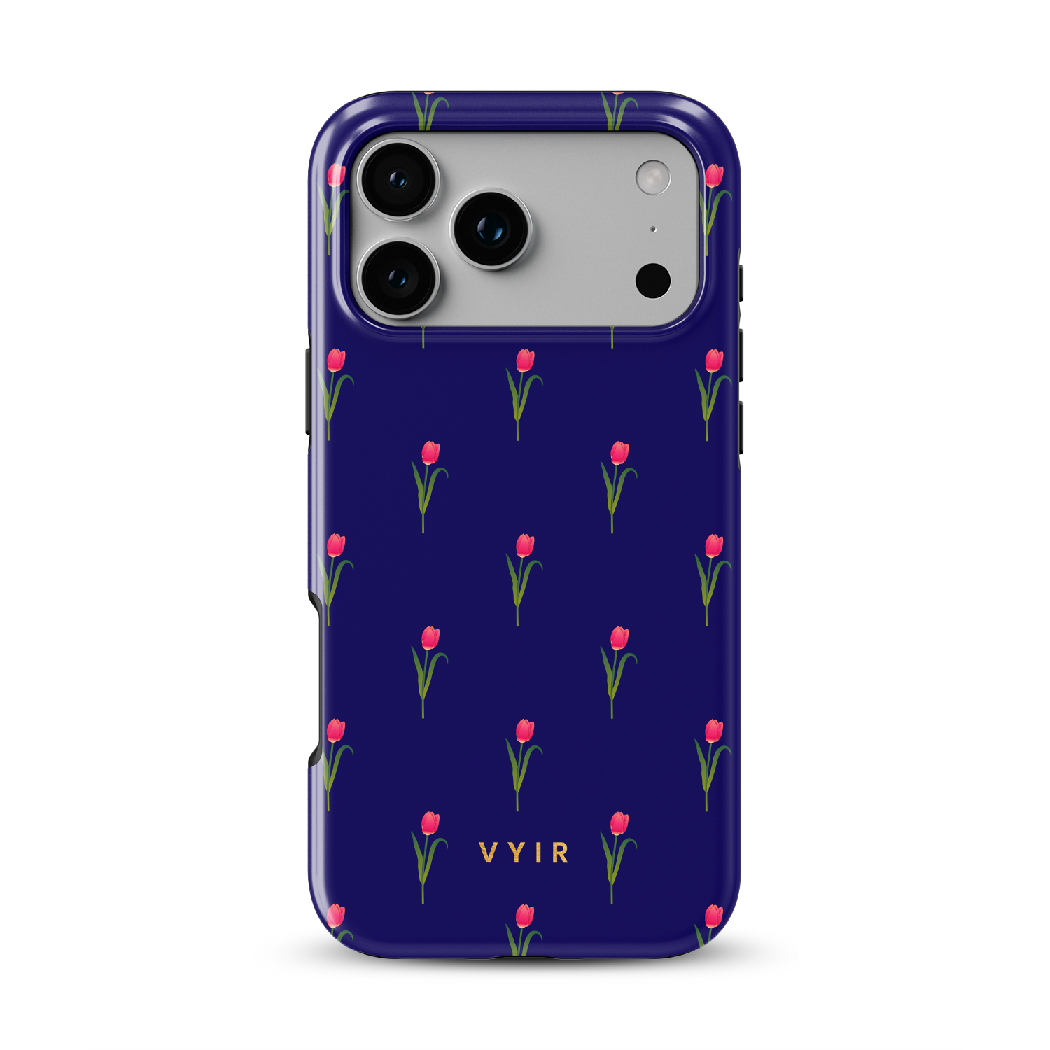 Navy Tulip - Shockproof Phone Case - VYIR