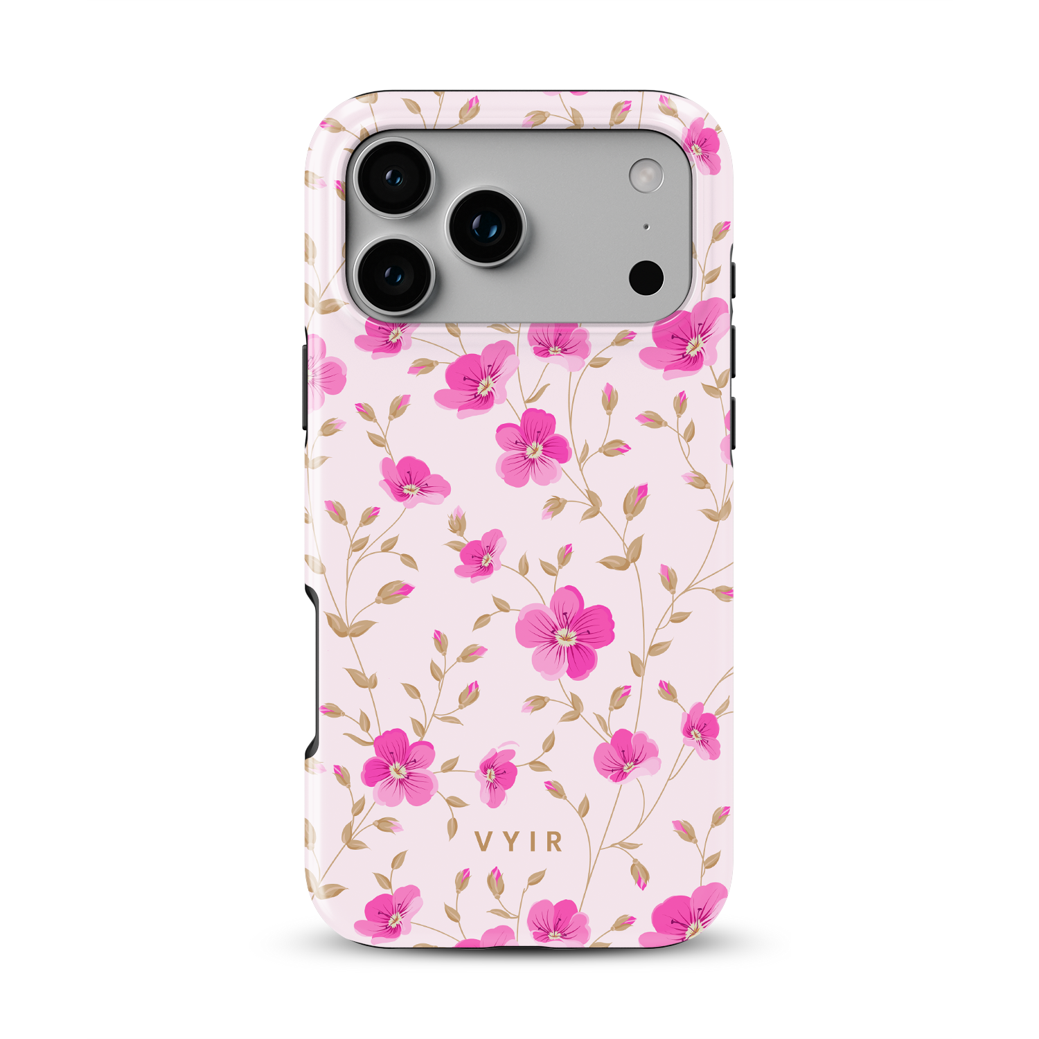 Pink Meadow Touch - Shockproof Phone Case - VYIR