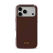 VYIR Signature Solid Colors, Chocolate Brown - Shockproof Phone Case - VYIR