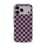 Tiny Checker, Pflaume - Tough Handyhülle