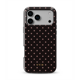 Tiny Polka Dots, Schokoladenbraun - Tough Handyhülle