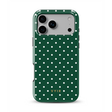 Tiny Polka Dots, Waldgrün - Tough MagSafe iPhone Hülle