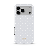 Tiny Polka Dots, Perlweiß - Tough Handyhülle