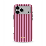 Vertical Stripes, Candy Pink - Tough MagSafe iPhone Hülle
