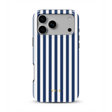 Vertical Stripes, Old Money Blue - Tough Handyhülle