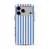 Vertical Stripes, Parisian Blue - Tough MagSafe iPhone Hülle