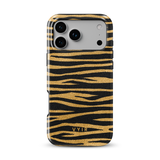 Zebra Gleam Gold - Tough MagSafe iPhone-Handyhülle