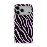 Zebra Luxe, Hellviolett - Tough Handyhülle