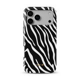 Zebra Luxe, Schwarz und Weiß - Tough Handyhülle