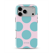 Big Polka Dots, Cotton Candy - Shockproof iPhone Case - VYIR