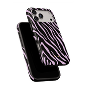 Zebra Luxe, Light Purple - Shockproof Phone Case - VYIR