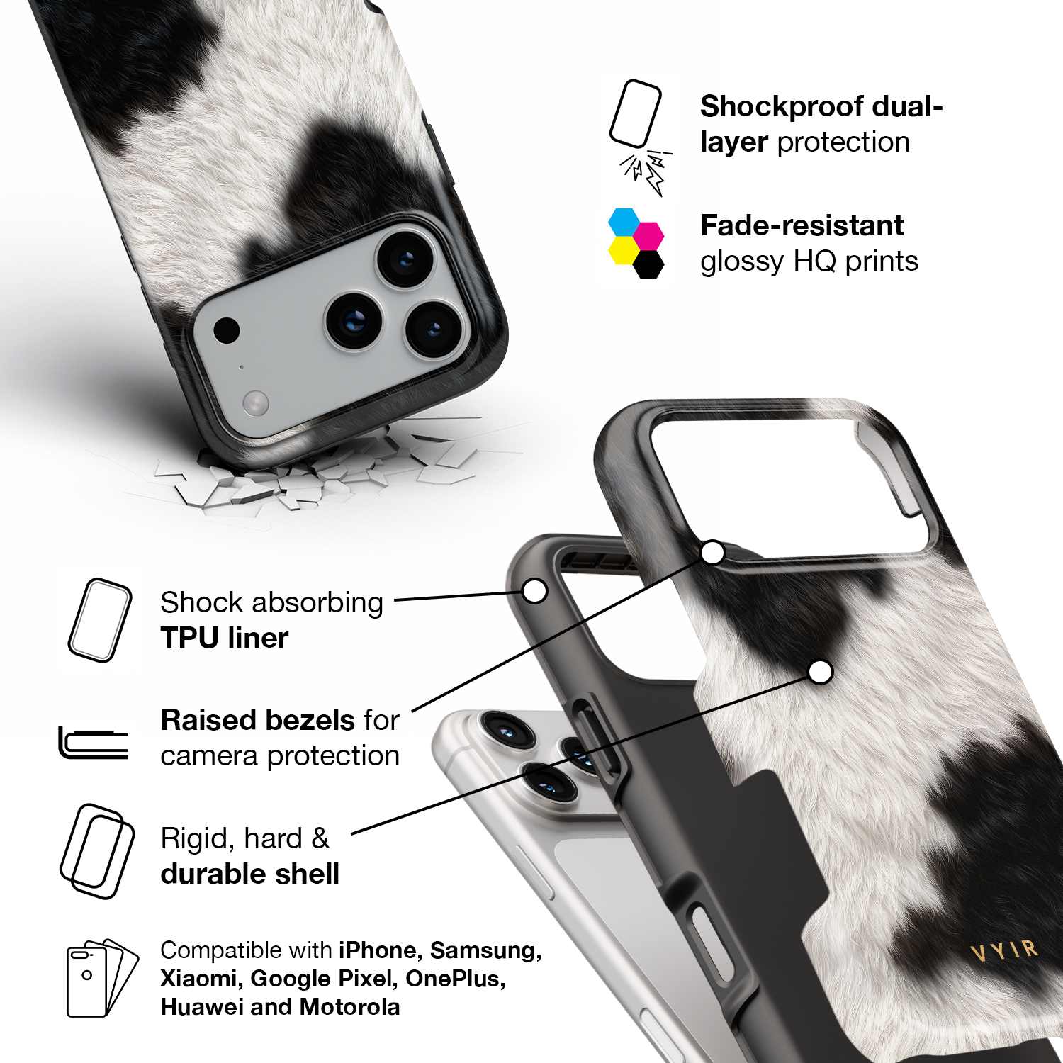 Furry Cat - Shockproof Phone Case - VYIR