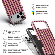 VYIR Signature Golden Lines, Pink - Shockproof Phone Case - VYIR