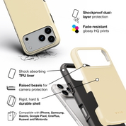 VYIR Signature Solid Colors, Butter Yellow - Shockproof Phone Case - VYIR