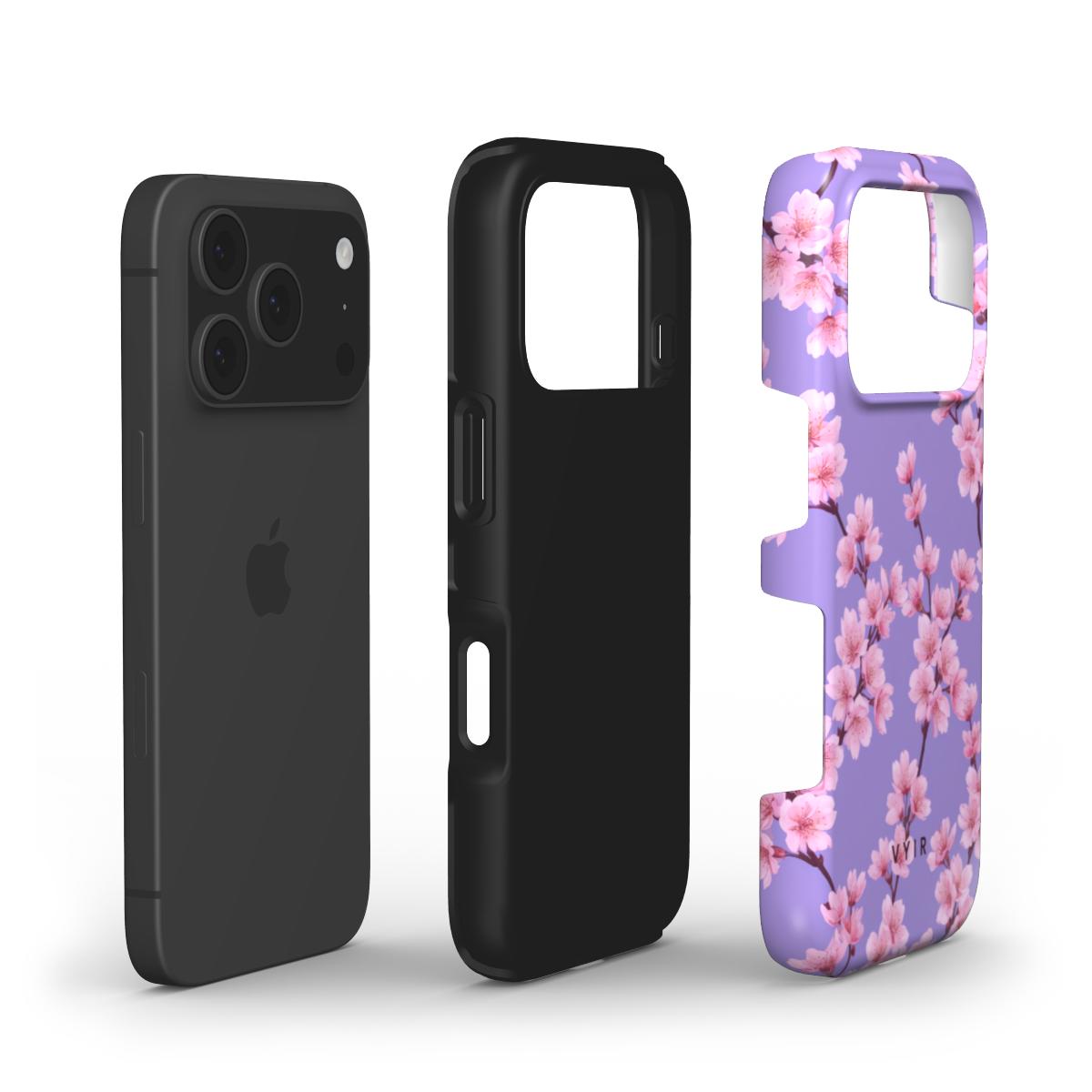 Cherry Blossom Spray - Shockproof Phone Case - VYIR