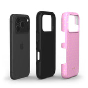 Tiny Polka Dots, Feminine Pink - Shockproof Phone Case - VYIR