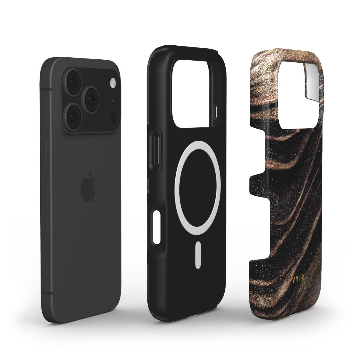 Golden Eclipse - Shockproof MagSafe iPhone Case - VYIR