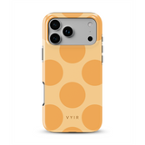 Big Polka Dots, Mango - Tough MagSafe iPhone-Hülle