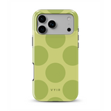 Big Polka Dots, Pistachio - Tough iPhone-Hülle