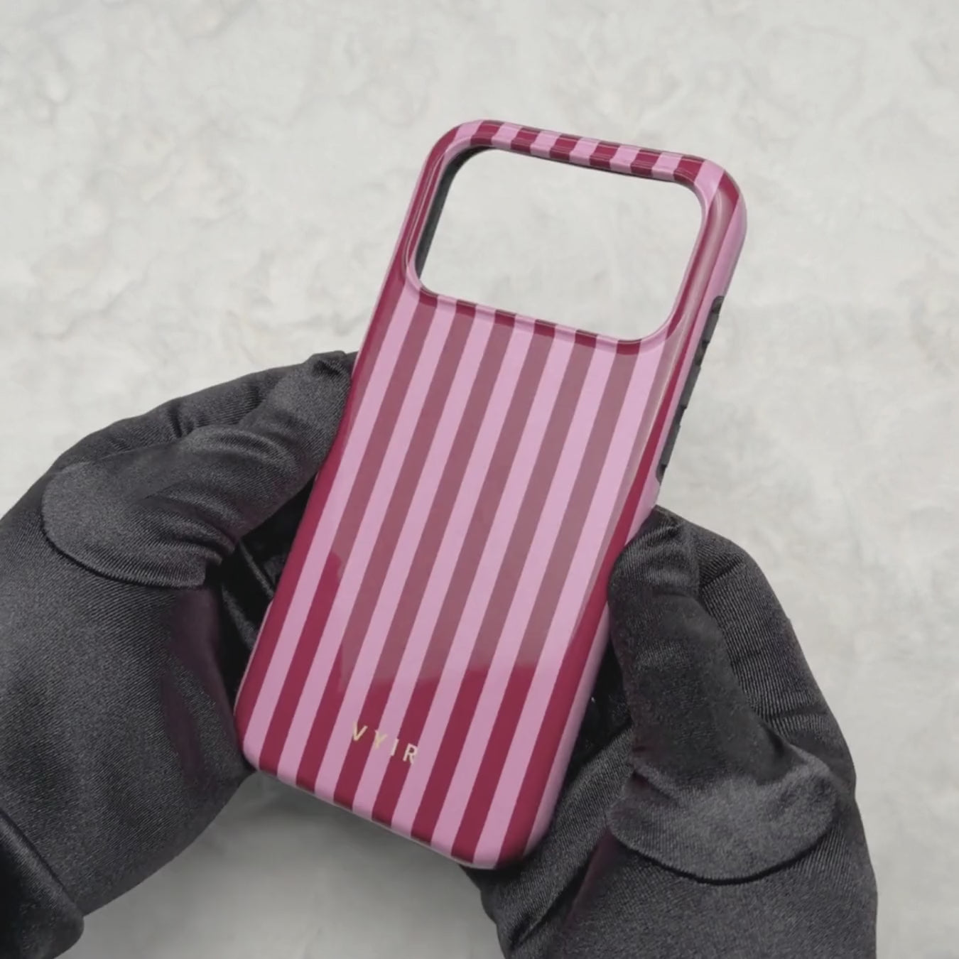 Vertical Stripes, Candy Pink - Tough Handyhülle
