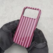 Vertical Stripes, Candy Pink - Tough Handyhülle